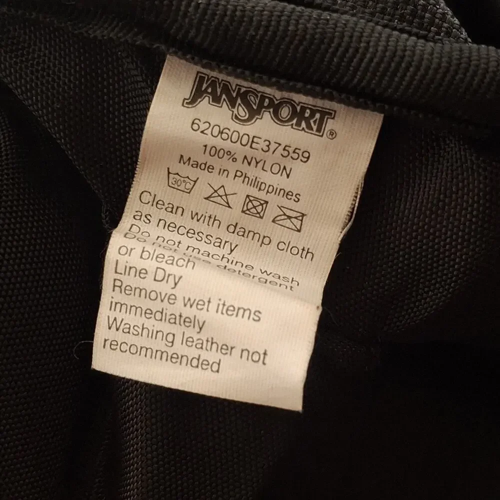 JanSport SuperBreak Backpack Black Classic School Book Bag